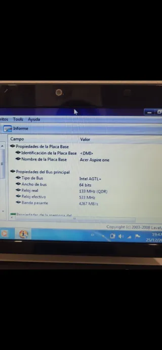 Portátil Acer Aspire One