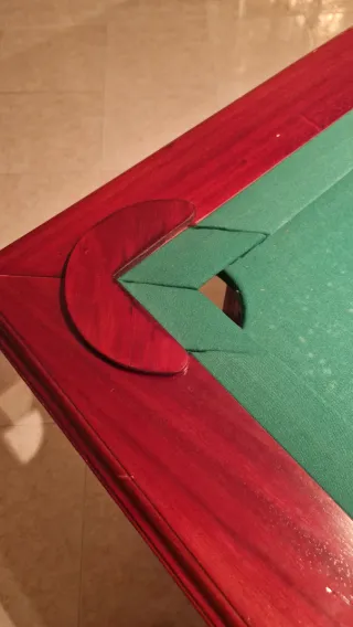 Mesa de billar americana y francesa