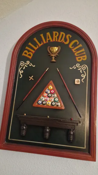 Mesa de billar americana y francesa