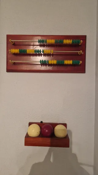 Mesa de billar americana y francesa