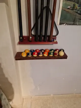 Mesa de billar americana y francesa