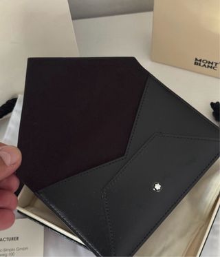 Portadocumentos Montblanc Meisterstück Piel Negra