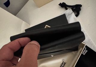 Portadocumentos Montblanc Meisterstück Piel Negra