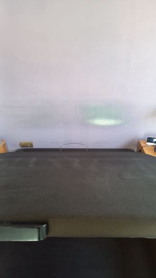 Somier tapizado con arcón abatible