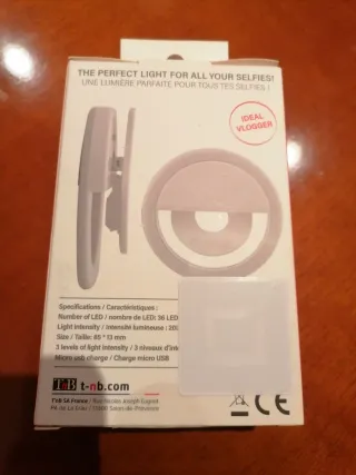 Anillo LED para smartphone T'n'B