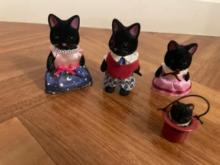Familia Gatos Negros Sylvanian