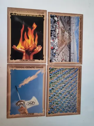 Colección Tarjetas Olímpicas Coca-Cola. Lote de 15