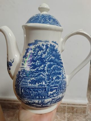 Juego de café de cerámica inglesa