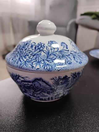 Juego de café de cerámica inglesa