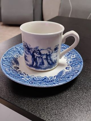 Juego de café de cerámica inglesa