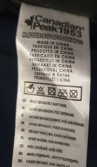 Parka Canadian Peak 1953 Expedition Talla XL