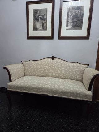 Banqueta antigua recibidor años 40