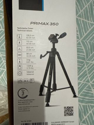 Trípode Cullmann Primax 350