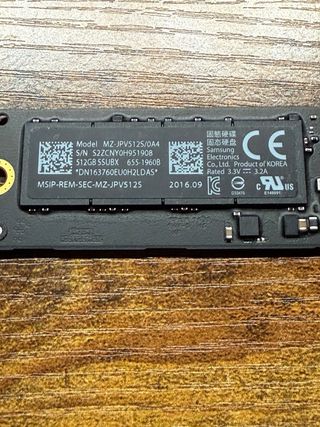 SSD Samsung 512GB Apple OEM SSUBX