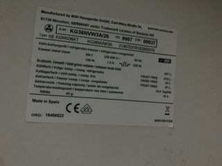 Nevera Siemens Blanca