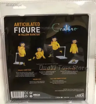 Figura Coraline Articulada Mono Amarillo