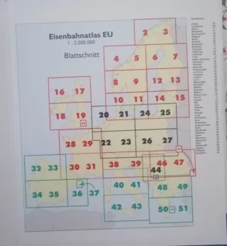 Atlas de ferrocarriles de la unió europea