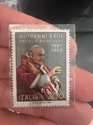 Francobollo Papa Giovanni XXIII Angelo Roncalli