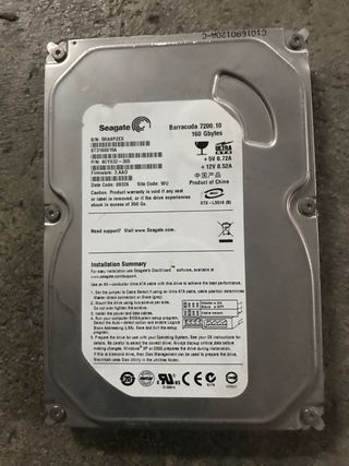 Disco Duro Seagate 160 GB IDE
