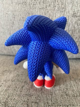 Sonic 3D Pelúcia Azul e Vermelho