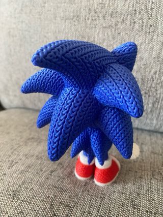 Sonic 3D Pelúcia Azul e Vermelho