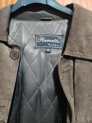Chaqueta de hombre piel vuelta