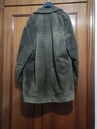 Chaqueta de hombre piel vuelta