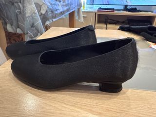 Zapatos de raso tacón bajo Pasos de baile Talla 34