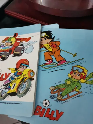 5 Quaderni Vintage Sport Billy Anni 80 rari new