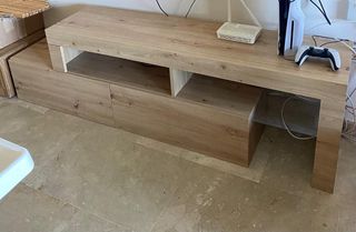 Mueble TV madera claro