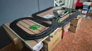 Scalextric Exin Antiguo + Varios Coches.