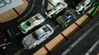 Scalextric Exin Antiguo + Varios Coches.