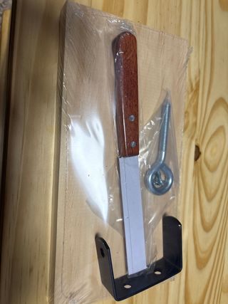 Tabla para mini jamón con soporte y tornillo