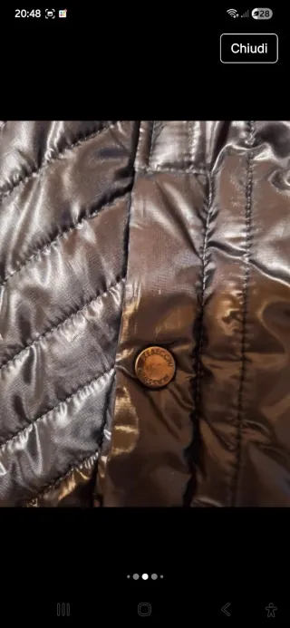 Piumino 100g Massimo Rebecchi Uomo Nero