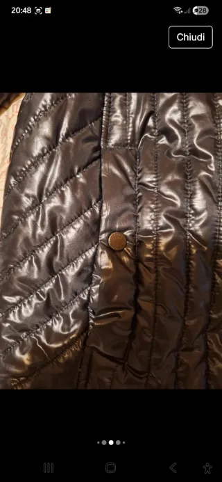 Piumino 100g Massimo Rebecchi Uomo Nero