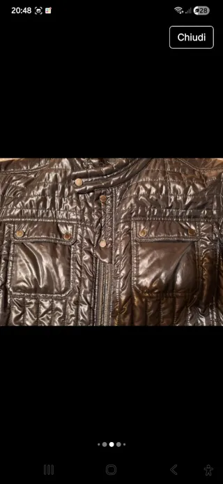 Piumino 100g Massimo Rebecchi Uomo Nero