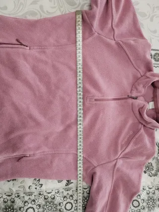 Felpa rosa con zip