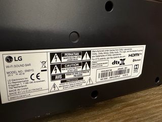 Barra de Sonido LG SN8YG Negra