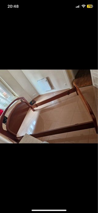 Cama madera y somier