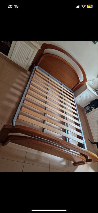 Cama madera y somier