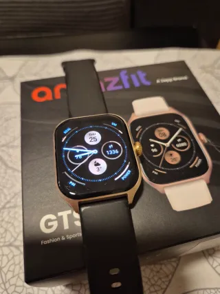 Amazfit GTS 4 Negro/Dorado