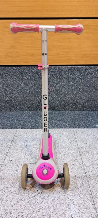 Patinete infantil rosa 3 ruedas