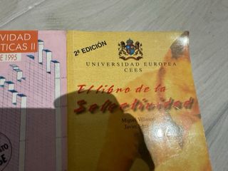 Lote 3 libros de preparación Selectividad años 90