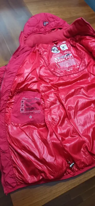 Chaqueta Norway Geographical Roja Mujer