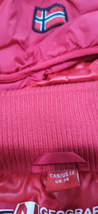 Chaqueta Norway Geographical Roja Mujer