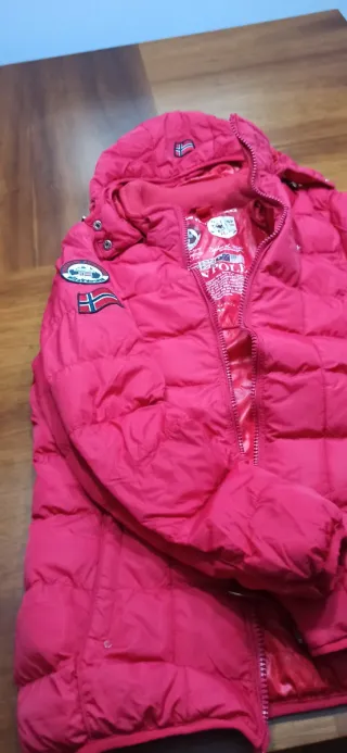 Chaqueta Norway Geographical Roja Mujer