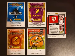 Lote cromos Athletic Club firmados