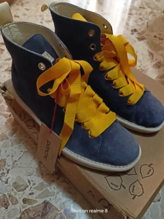 Panchic Scarpe Donna Blu e Gialle