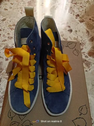 Panchic Scarpe Donna Blu e Gialle