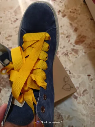 Panchic Scarpe Donna Blu e Gialle